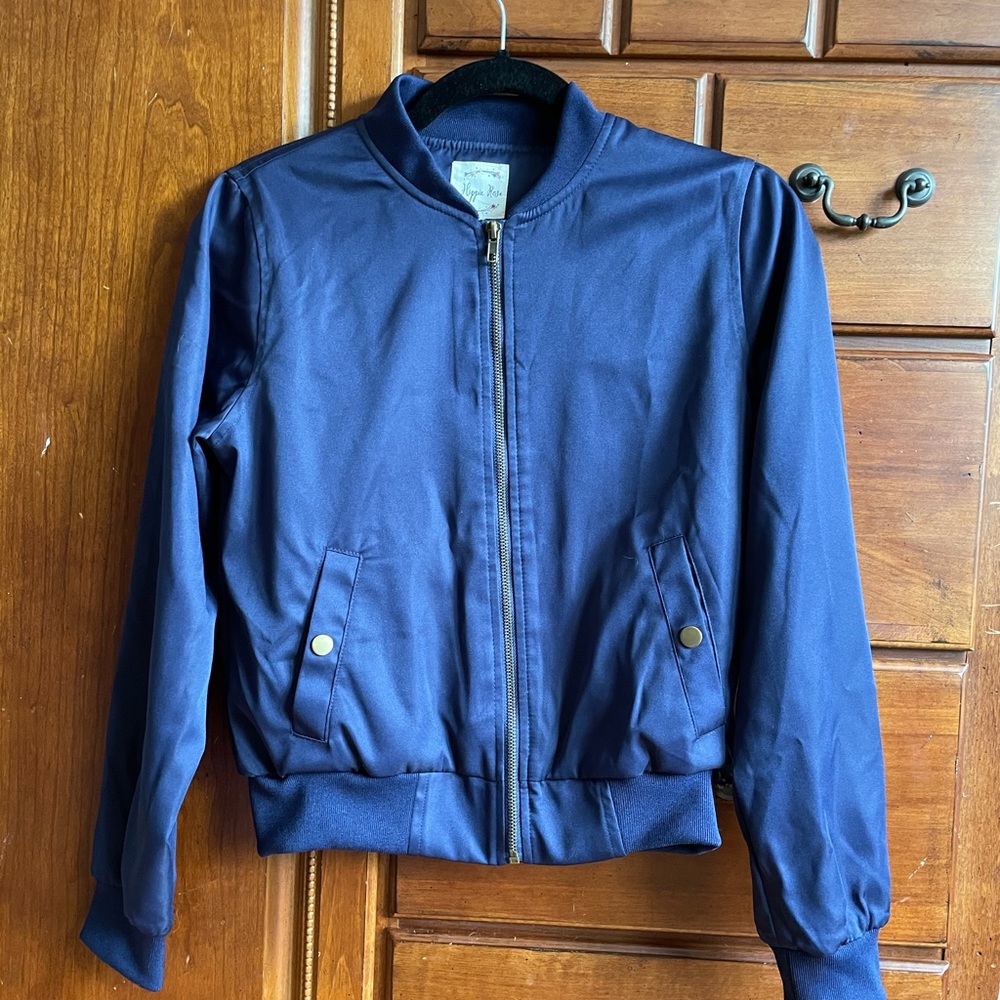 Navy bomber jacket